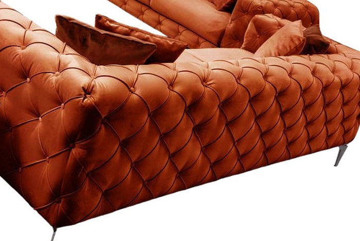Atelier Del Sofa Como - Sofá de 3 Plazas Naranja